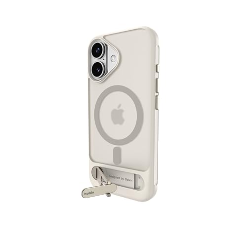 Belkin【SHEERFORCE?】iPhone 17 相応う MagSafe相応う 磁石容れもの 蹴りつける照明ランプ付き添い人 2m耐衝撃 Qi2相応う