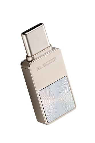 エレコム USB記憶装置 128GB USB 5Gbps Type-C スマホ向け しろがね色 MF-SPU3128GSV 内蔵CDドライブ-内蔵ドライブ・ストレージ-内蔵光学式ドライブ