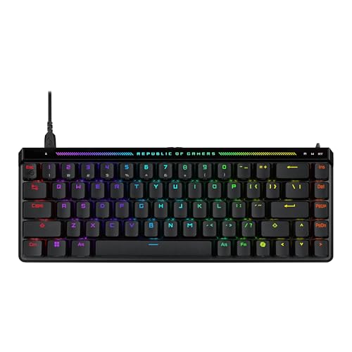 ASUS ROG Falchion Ace HFX ラピッドトリガー搭載ゲーミングキーボード / 65%レイアウト/スピードタップモード/デュア｜エブリデイ・ダイレクト