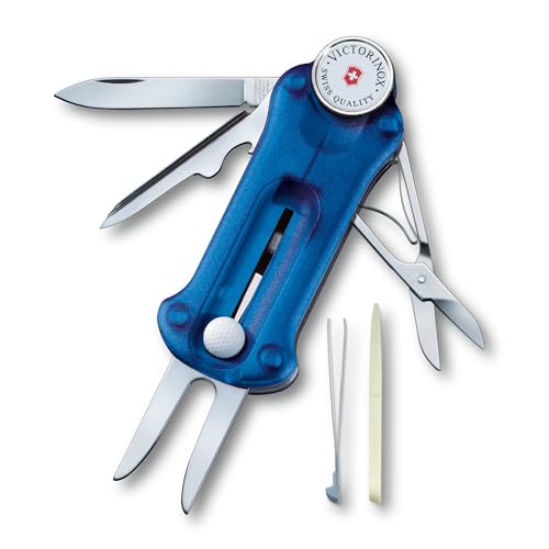 VICTORINOX(ビクトリノックス) ゴルフ手道具 トランスルーセントブルー ゴルフ 民族音楽 目じるし付き添い人どんぶり鉢目じるし リペアツール 取