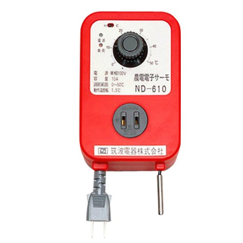 日本ノーデン 農電陰電子サーモ 100V 10A ND-610
