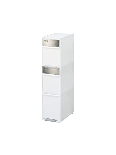 ライクイット (like-it) ペダル式 ゴミ箱 多段 分別スイングステーションワイド 約55L(20Lx2段・15Lx1段) ステンレスパネ