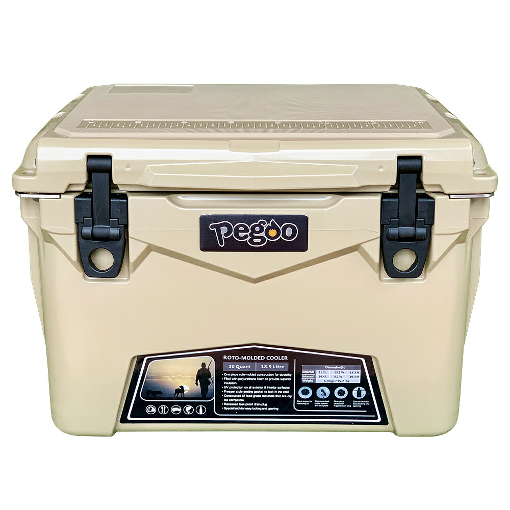 楽天市場】アイスランド クーラーボックス 45QT（42.6L） サンド