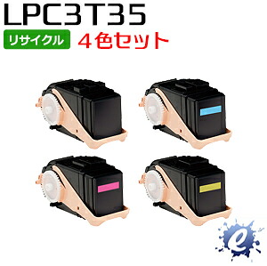 【4色×4セット】【リサイクルトナー】 ETカートリッジ LPC3T35K LPC3T35C LPC3T35M LPC3T35Y (LPC3T34の大容量) エプソン用 (即納再生品) 【沖縄・離島 お届け不可】|everyday