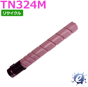 【現物生まれ変わり品】【継続期間制限事項】【リサイクルトナー】 TN324M トナー マゼンタ コニカミノルタ用 ※空薬莢を先にリコール 【沖縄・離島 お届け不可】