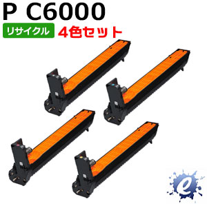 【4色仕掛ける】【再利用膜鳴楽器】 膜鳴楽器社会的単位 P C6000 リコー用 (即納生まれ変わり品) 【沖縄・離島 お届け不可】