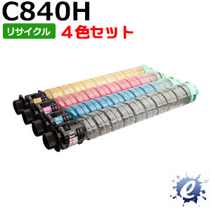 【4色セット】【リサイクルトナー】 SP ME トナー C840H リコー用 (即納再生品) 【沖縄・離島 お届け不可】