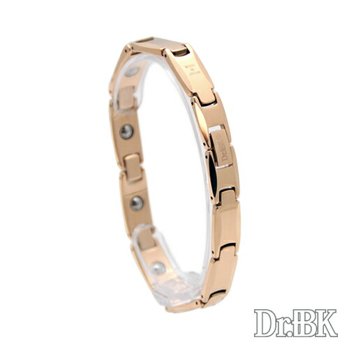 Dr.+BK ゲルマニウム Bracelet 腕輪 BT008VPW続きものPink Gold さくら色ゴールド 亭主もち用 大きさ S M L [Bracelet]