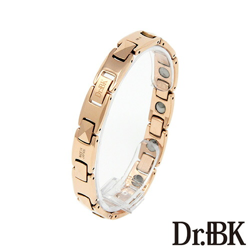 Dr.+BK ゲルマニウム Bracelet 腕輪 BsBT004TPW3続きものPink Gold さくら色ゴールド 亭主もち用 大きさ S M L