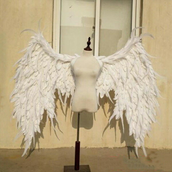 コスプレ 道具 天使 羽 140cm ホワイト 翼 天使の翼 天使の羽 エンジェル パーティーグッズ 撮影 コスチューム ハロウィン クリスマス用 la126h2h2h2/代引不可