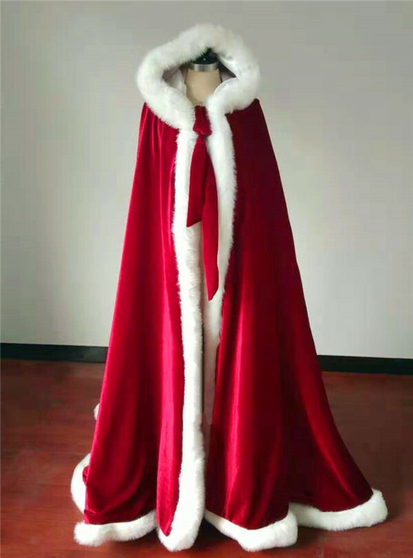 クリスマス マント 120cm 130cm 150cm 180cm 新劇 演出 高品質 イベント 魔法使い ローブ サンタ コスプレ サタン仮装 衣装 コスチューム 学園祭 文化祭 be117c0c0t2