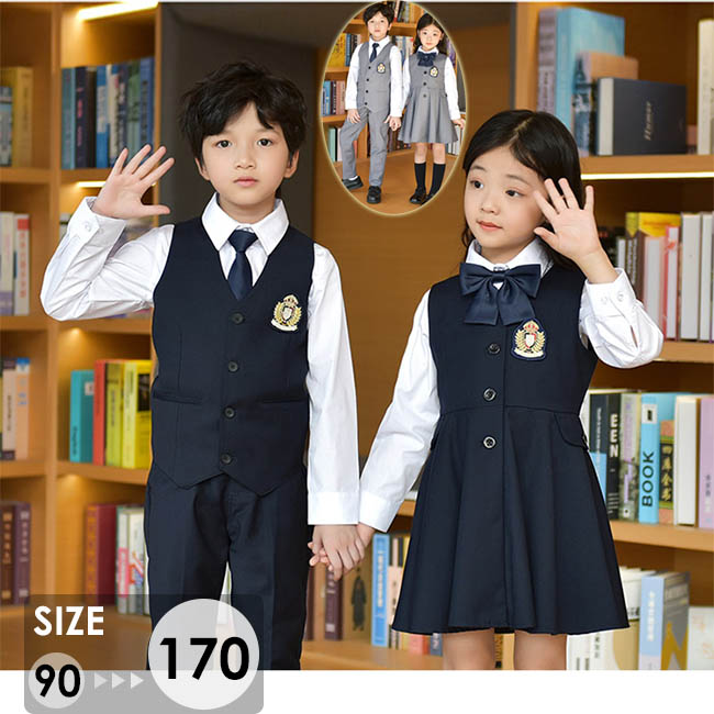 送料無料】 子供スーツ キッズスーツ 女の子 男の子 5点セット 4 6点 