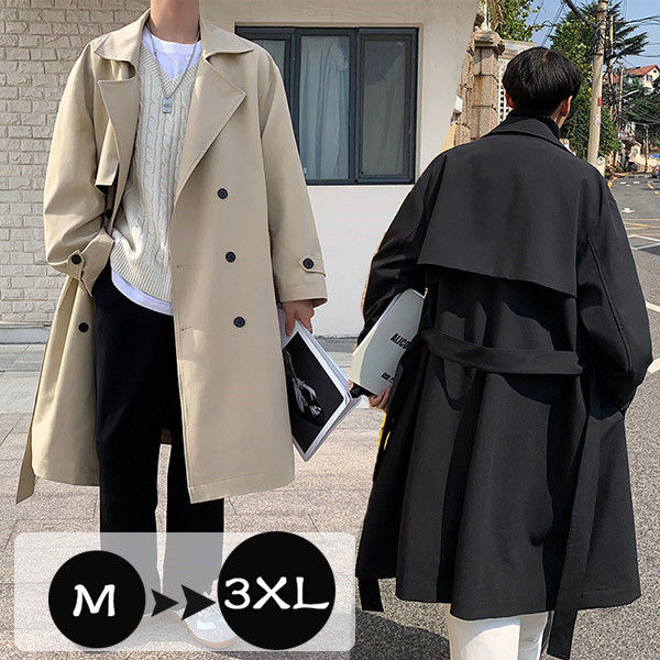 楽天市場】トレンチコート メンズ ジャケット ビジネスコート