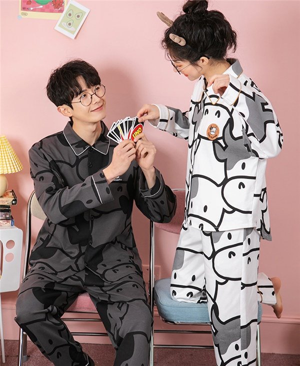 在庫有 牛柄 お揃い メンズ レディース プレゼント 結婚祝い お揃いパジャマ 夫婦 韓国 長ズボン クマ柄 ペア パジャマ フリース カップル ルームウェア 部屋着 長袖 春向き 寝間着 かわいい 上下セット Dh878g4g4y6w 数量限定 特売 Innen Com Ar