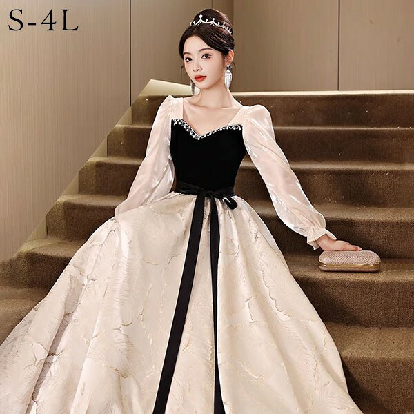 楽天市場】ロングドレス 演奏会 ドレス 大人 ピアノ 発表会 演奏会用