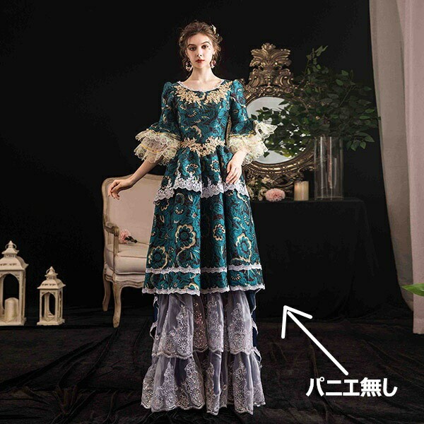 貴族 中世貴族風 ワンピース ドレス ステージ衣装 オペラ声楽 中世貴族風 衣装 お姫様ドレス パーティー ファスナータイプ 演奏会用ロングドレス 刺繍大量注文にも対応しています フリーサイズ 貴族 コスチューム ステージ 衣装 中世貴族風 お姫様 宮廷 お嬢様