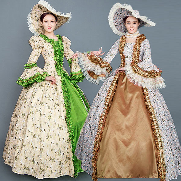パフスリーブ アンブレラスリーブ 貴族ドレス お姫様ドレス 大量注文にも対応しています 舞台衣装 ロングドレス 中世ヨーロッパ ロングドレス 中世ヨーロッパ 貴族ドレス 華やか お姫様ドレス 中世ヨーロッパ アンブレラスリーブ パフスリーブ レース 花柄 ゴージャス