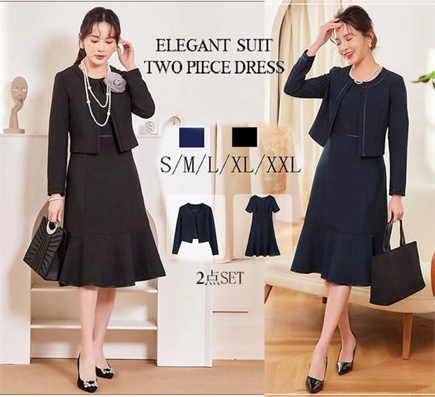 楽天市場】ワンピーススーツ 2点セット入学式 卒業式 ジャケット