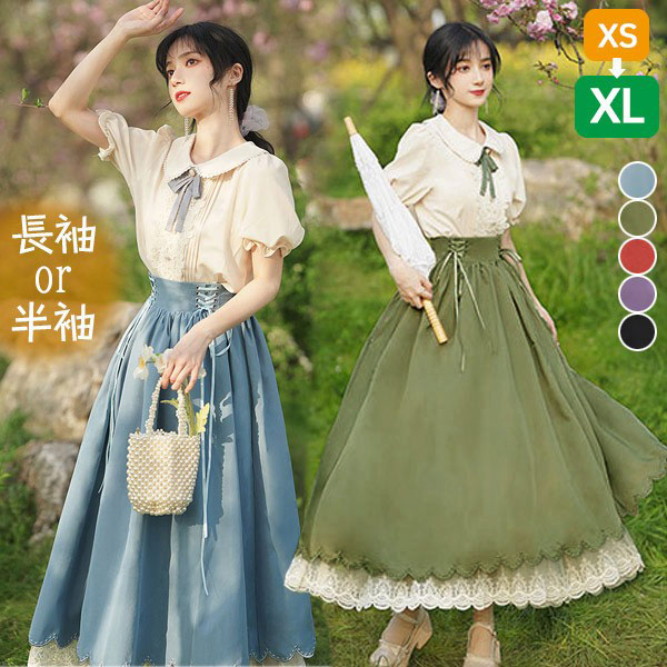 楽天市場】【10％OFF】洋服 ロリータ lolita 日常 リボン