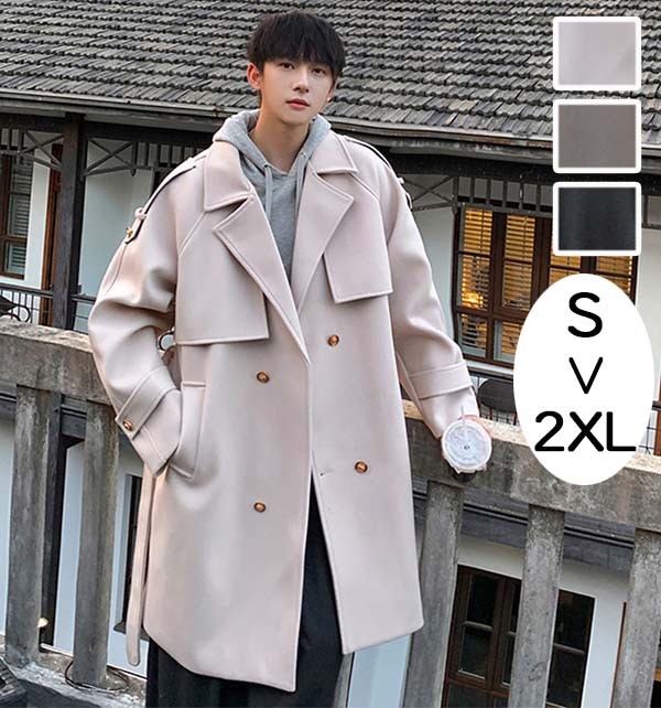 【Birdyrush】グレーチェスターコート＋ベージュコート2着セット Birdyrush様専用】グレーチェスターコート＋ベージュコート2着セット