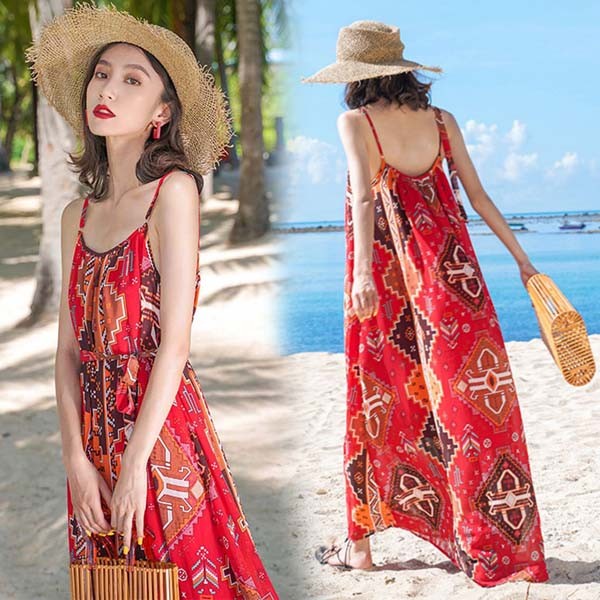 楽天市場】ハワイ リゾートワンピース ショート丈 五分袖 総柄 民族風