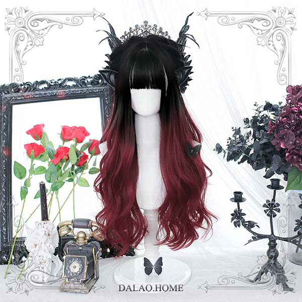 FONTAINE ブロンド カールヘア ウィッグ 赤い布付き FONTAINE ブロンド