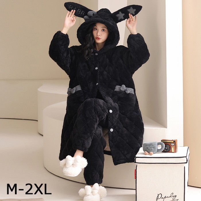 楽天市場】パジャマ レディース 耳 フード付きルームウェア ルーム