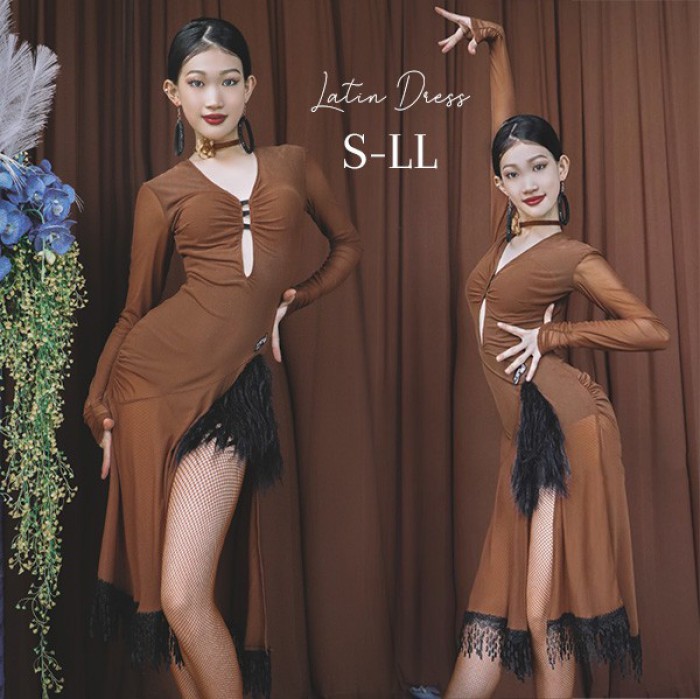 楽天市場】ラテン 衣装 ラテンドレス 社交ダンス衣装 ダンスウエア