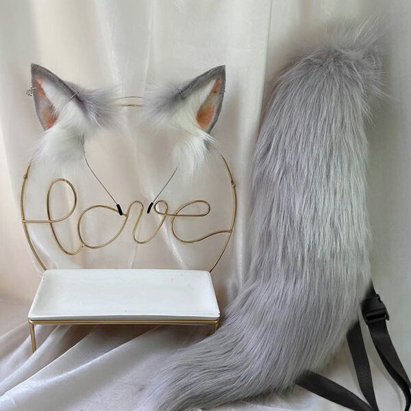 コスプレ道具 オオカミ 尻尾 耳 手作り モコモコ 文化フェスティヴァ 学校祭 寄りあい Cosplay お召物 佩物 Cosplay使い処 耳添物可 Dd095zozoy6 Elkbabgi Com