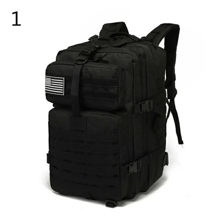 【楽天市場】ミリタリー バックパック 登山 リュックサック 43L モールシステム PALS パルス 対応 旅行 アウトドア サバゲー 登山用