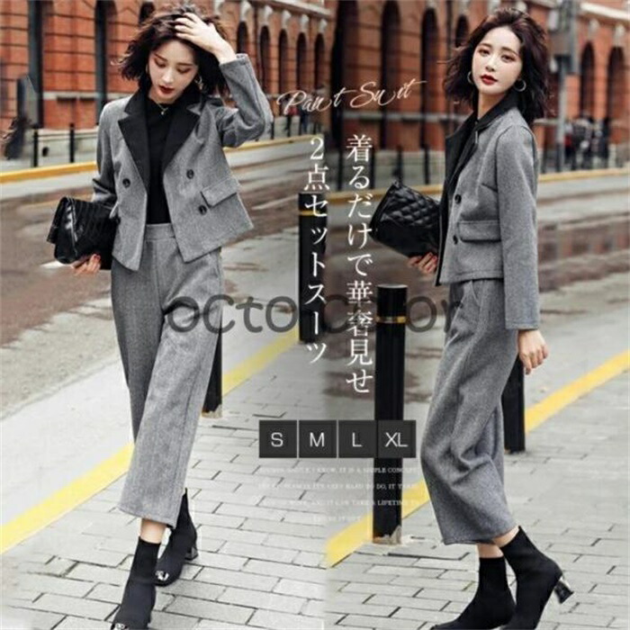 ZARA セットアップ　パンツスーツ　グレンチェック柄　入園式　入学式 楽天市場】春新作 グレンチェック セットアップ ザラ リエンダ