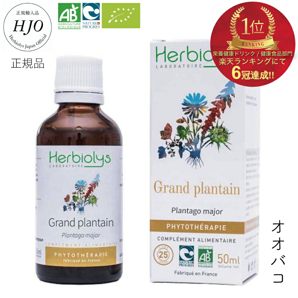 ジェモセラピー オオバコ ムズムズ 生まれながら 加えること 無足し加える 無農薬 野草 薬草 オーガニック のど 鼻 呼吸作用 アレルギー反応体質 食事制限中 腸活 草木治療法士 気取らない食料雑貨類 薄める 愛玩動物 お子さん 妊婦聞き入れる エルビオリス サイリウム プランタゴ 50ml