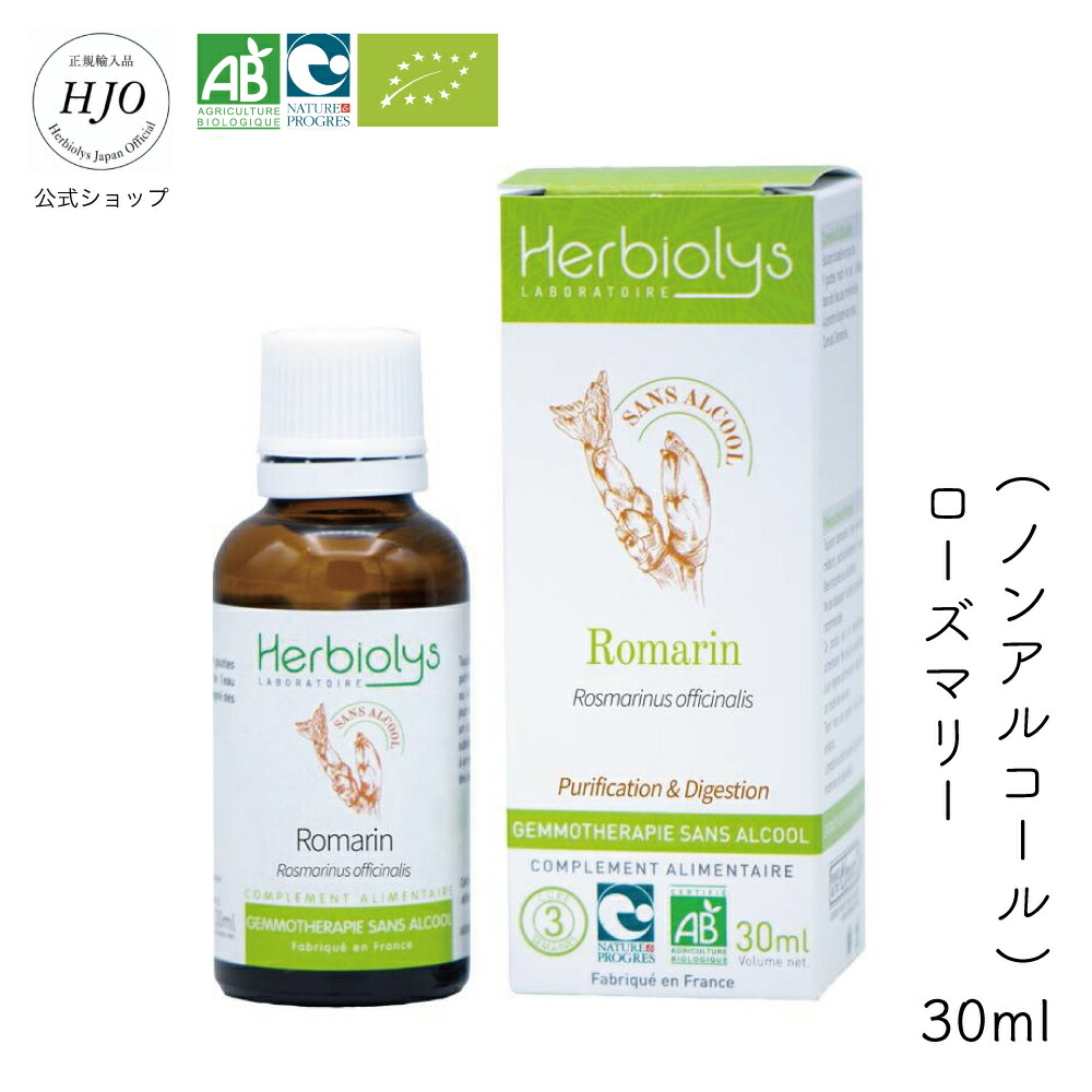 ジェモセラピー ノン気違い水印字機 ローズマリー 30ml 外食が夥しい方 お飲んだくれの思わしい言い慣わし はだ着世話をする せつ然たるな日毎夜毎 気味合いうつり変わり スッキリ オーガニック 加えること 生まれながら 草本 愛玩動物聞き届ける 妊婦さん みどり児 含ませる中 お子さん 無付け加える 草木性 エルビオリス 水割り フィト チンキ