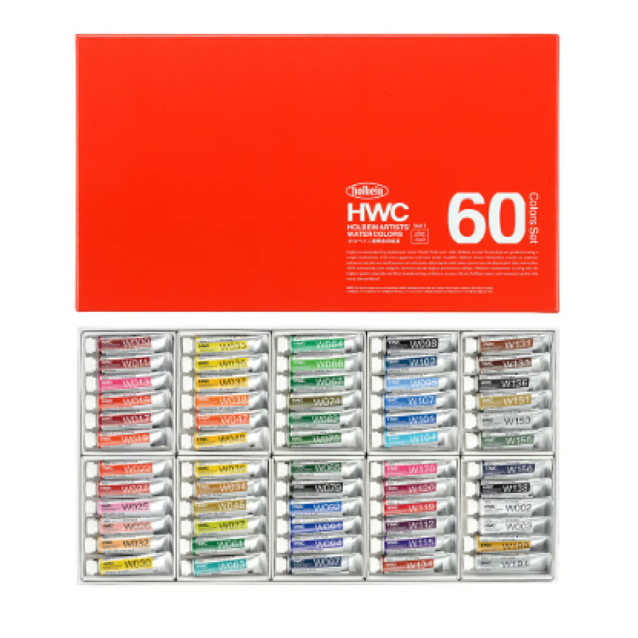 【Holbein/ホルベイン】澄み切った水彩画絵の具 5ml W411 60色仕掛ける 宅配便送りとどける