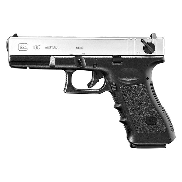 東京マルイ GLOCK 18C リポバッテリーアダプター、多弾マガジン付き TOKYO MARUI 東京マルイ グロック18C Black 電動ハンドガン リポ