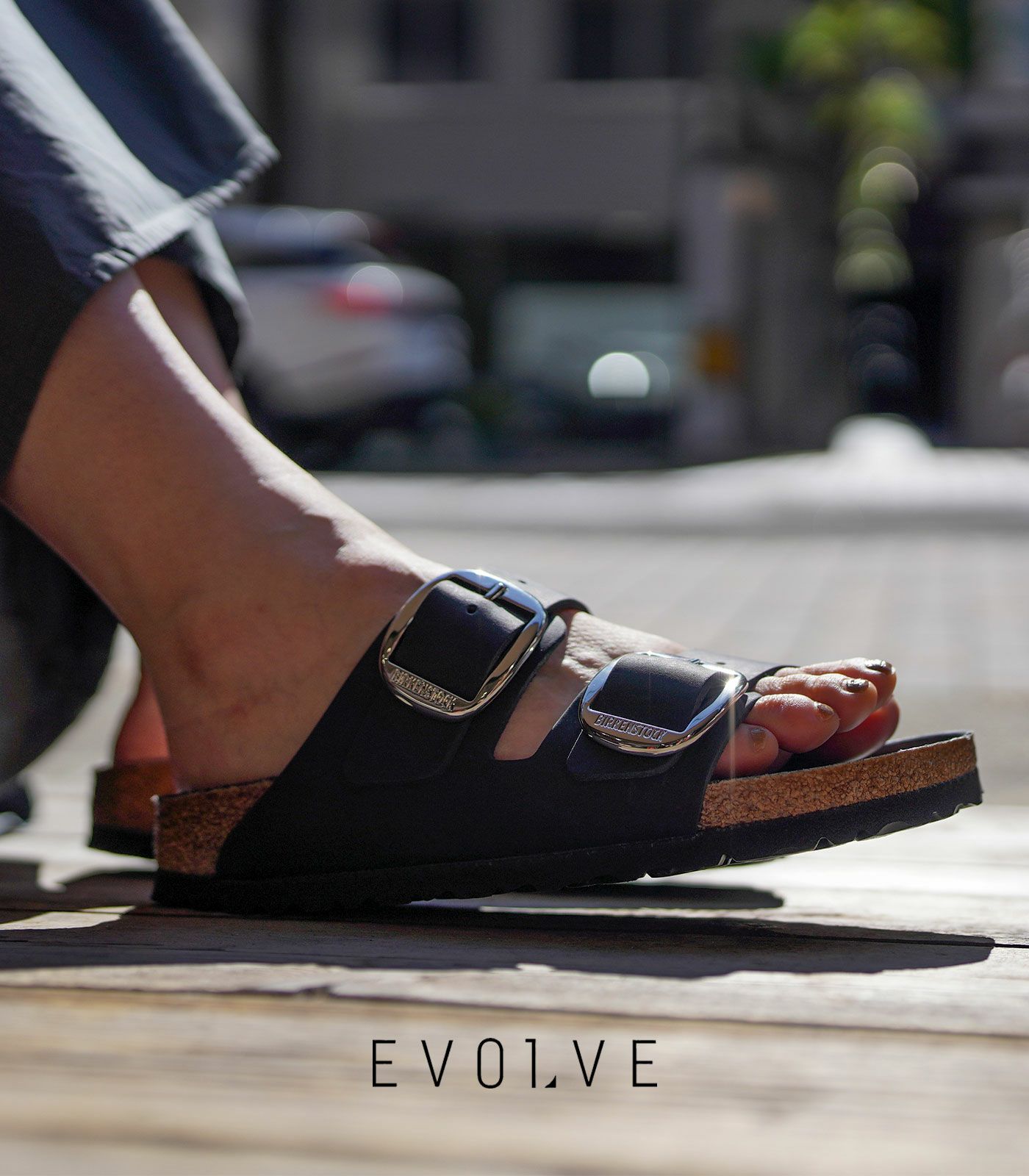 【SALE20%OFF!!】BIRKENSTOCK ビルケンシュトック Arizona Big Buckle LEOI アリゾナ ビッグバックル Black HEX ブラック オイルドナチュラルレザー 1011075★|EVOLVE