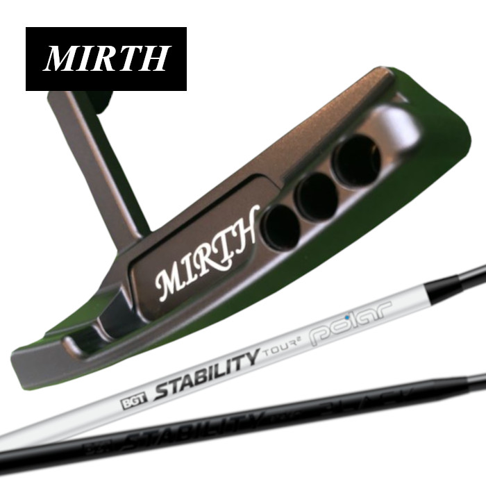 お買得】 MIRTH PUTTER × STABILITY TOUR2 POLAR TOUR BLACK tdh