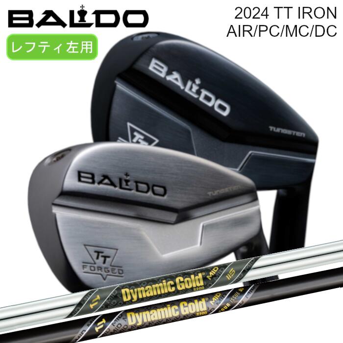 [レフティ] バルド アイアン 2024 TT AIR/DC | トゥルーテンパー ダイナミックゴールド MID #5-P 6本セット カスタムクラブ オーダーメイド｜Evolvin