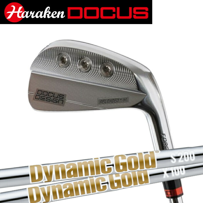 DOUCUS DESIGN RELOADED +M アイアンセット ドゥーカス リローデッド＋ Mアイアン(5I~PW)【全面スコアライン