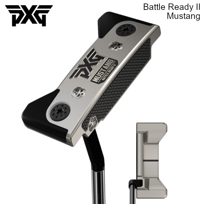 PXG バトルレディ2 マスタング パター ヘッドカバー付き プラチナム