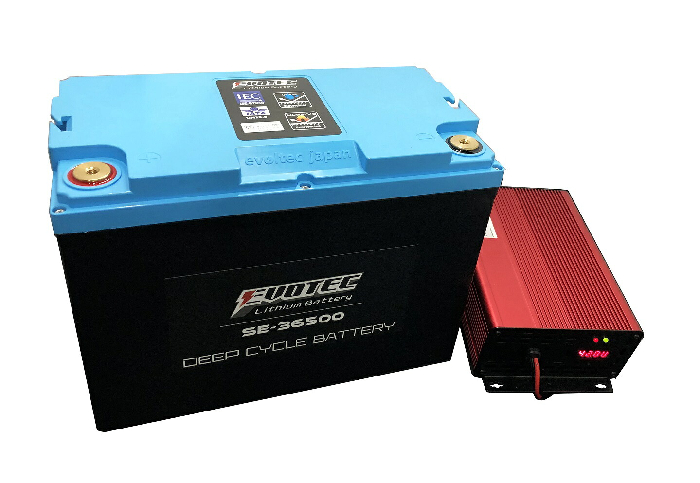 36V 50Ah リチウム乾電池 ディープサイクルバッテリー SE-36500 申し受ける器二人組書き割り 雨合羽 ブルートゥース MF27取り替えっこ リチウムイオンバッテリー EVOTEC/エヴォテック