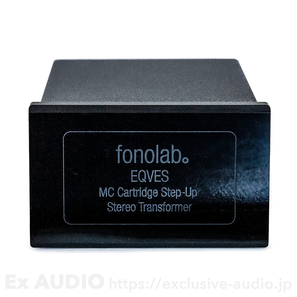 Fonolab フォノラボ EQVES Model 1 小型 MC昇圧トランス 昇圧比1:36/1:10 10Hz~100kHz 0.8kg タムラトランス設計思想継承 チェコ製|Ex AUDIO