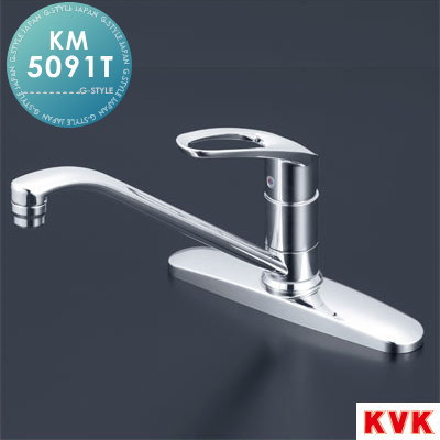 9741円 【69%OFF!】 住宅設備 建材 水回り 水周り リフォームKVKシングルレバー式混合栓KM5091T 水栓 リフォーム リノベーション DIY