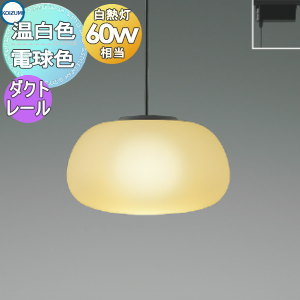 照明 おしゃれ コイズミ照明 KOIZUMI ペンダントライト AP54828 電球色 AP54834 温白色 ダクトレール用 ガラス・透明消し 白熱球60W相当 有機形状のガラスグローブに消し塗装