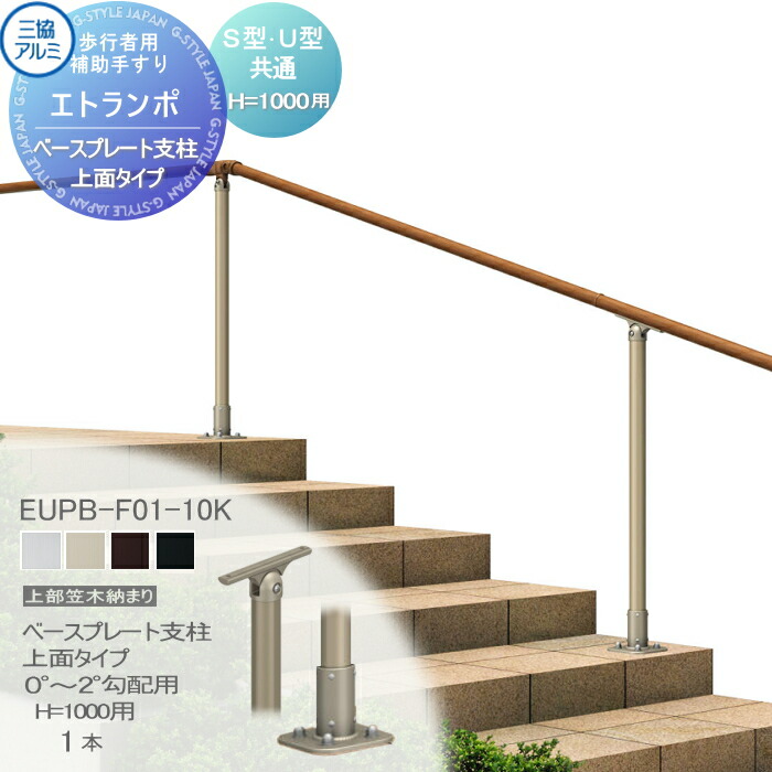 アポロン　ゆうすけ出品 楽天市場】【部品】 歩行者用補助手すり 三協アルミ エトランポU1型