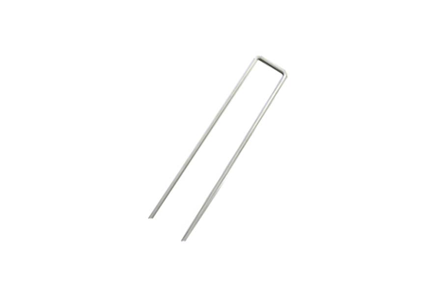 【部品】 防草シート ナックス用副資材 固定ピン U型250 (500本/箱) φ4XL250×W40mm プロ高品質 庭用 雑草対策 防草対策 除草 草取り