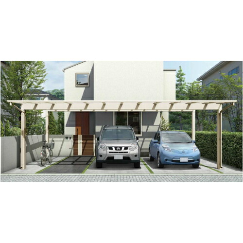 カーポート 1台駐車場 W2398×L4980 フーゴR袖壁1500 1台用 基本 24-50型 熱線吸収ポリカーボネート屋根材 リクシル LIXIL  車庫 ガレージ 本体 : fugorsode1500-50n-1car-01 : リフォームおたすけDIY - 通販 - Yahoo!ショッピング