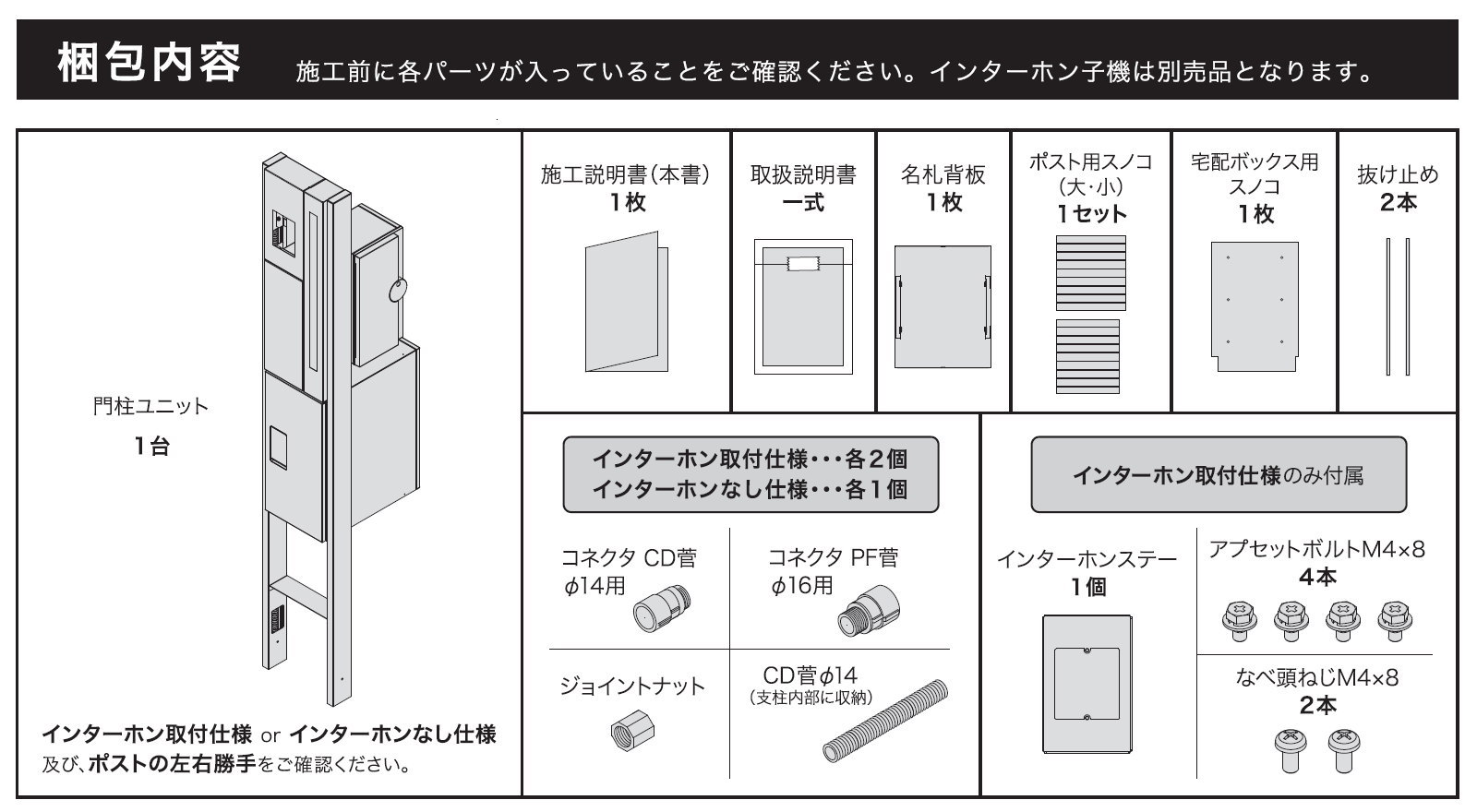 無料プレゼント対象商品 宅配ボックス付き機能門柱 Ks Gp16akt Enh M3l Tw インターホン無し仕様 左勝手 ホワイト キョーワナスタ Nasta 郵便ポスト 郵便受け 機能ポール 一戸建て用 おしゃれ 一体型 セット Mpgbooks Com