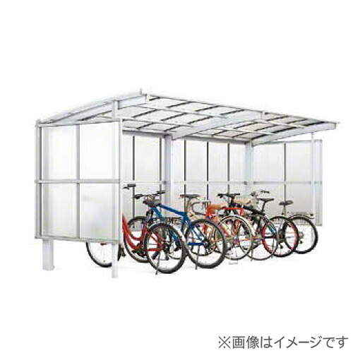 【無料★特典対象】 サイクルポート LIXIL リクシル TOEX フーゴRパーク 縦2連棟 29・29-21型 屋根 熱線吸収ポリカ サイドパネル 熱線吸収ポリカ パネル高さ H1800 自転車 屋根 駐輪 diy バイク置き場|DIY・エクステリアG-STYLE