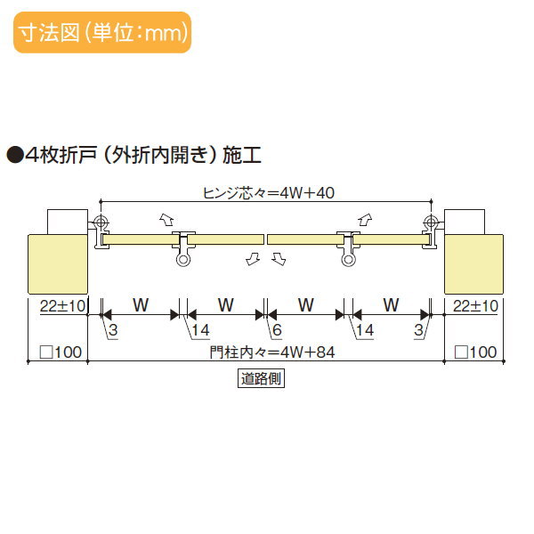 鋳物門扉トラディシオンYKKapシャローネトラディシオン門扉7B型【4枚折戸セット門柱仕様07-12】折戸寸法2800×1200鋳物門扉トラディシオンアイアン門扉トラディシオン本体?取っ手(取手)セット